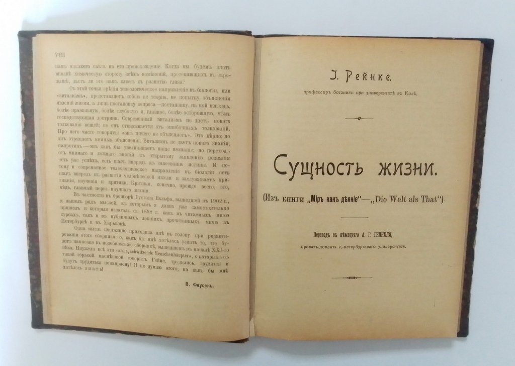 Сущность жизни.