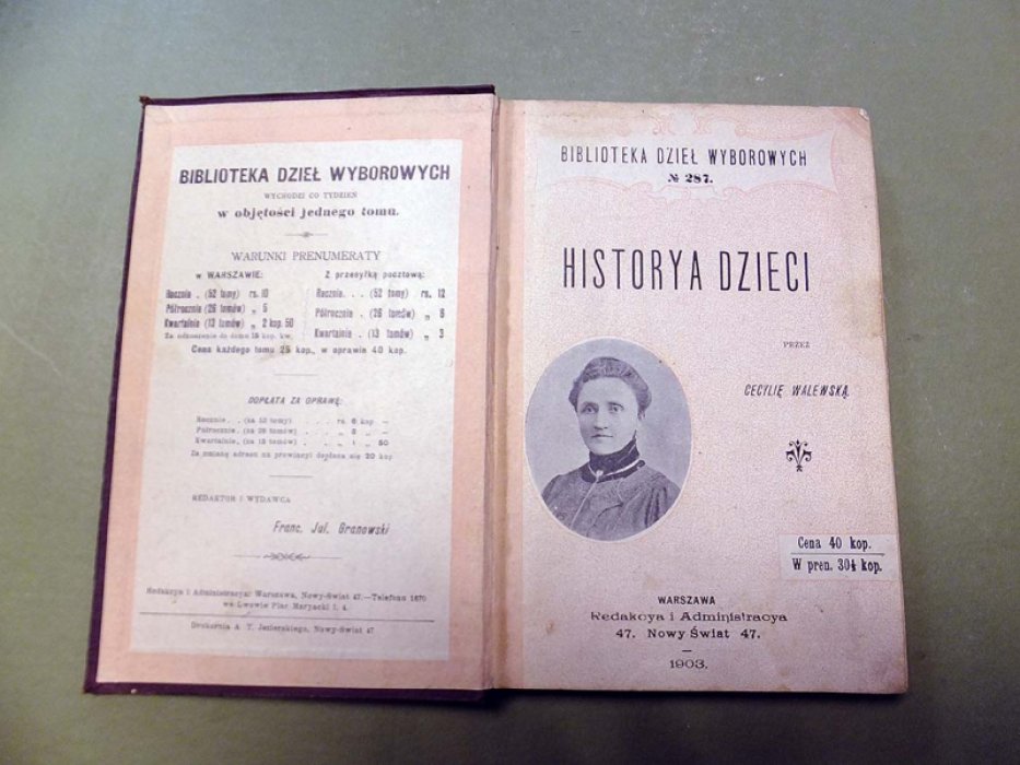 Cecilie Walewska. Hystorya Dzieci. (История детей)
