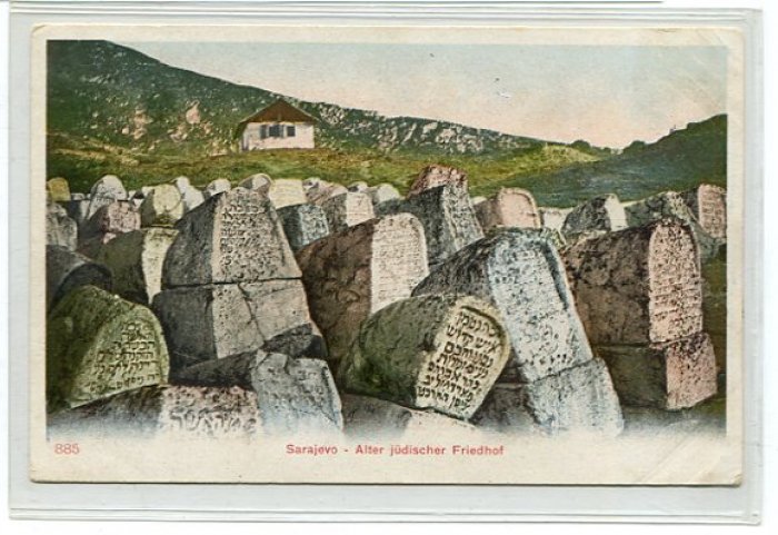 Sarajevo - Alter judischer Friedhof. Сараево - Старое еврейское кладбище.