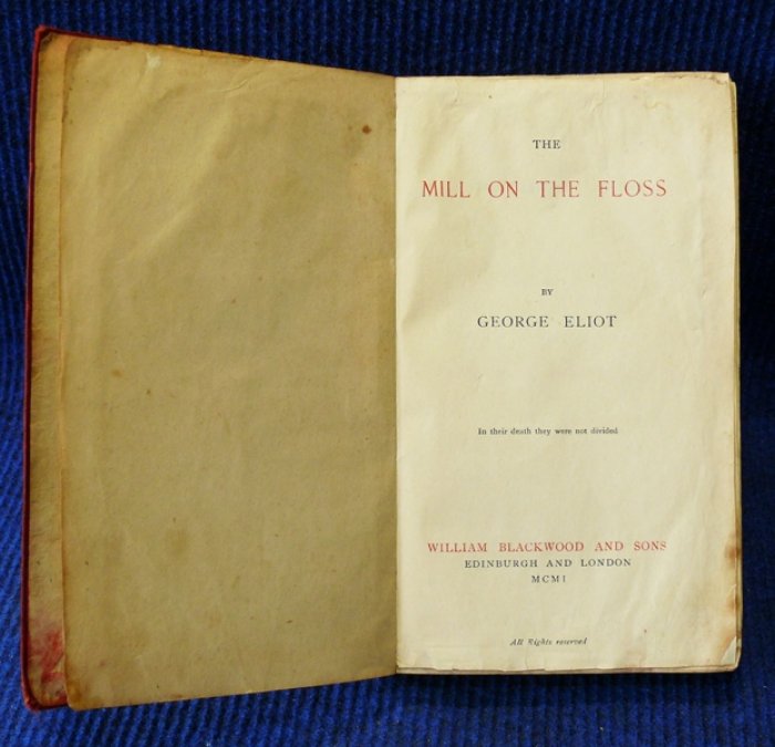 Eliot George. Mill on the floss.