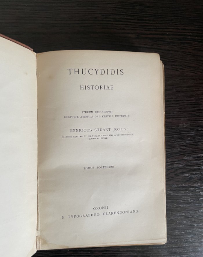 Thucydidis (Фукидид). Historiae. Libri V - VIII. (на древнегреческом языке).