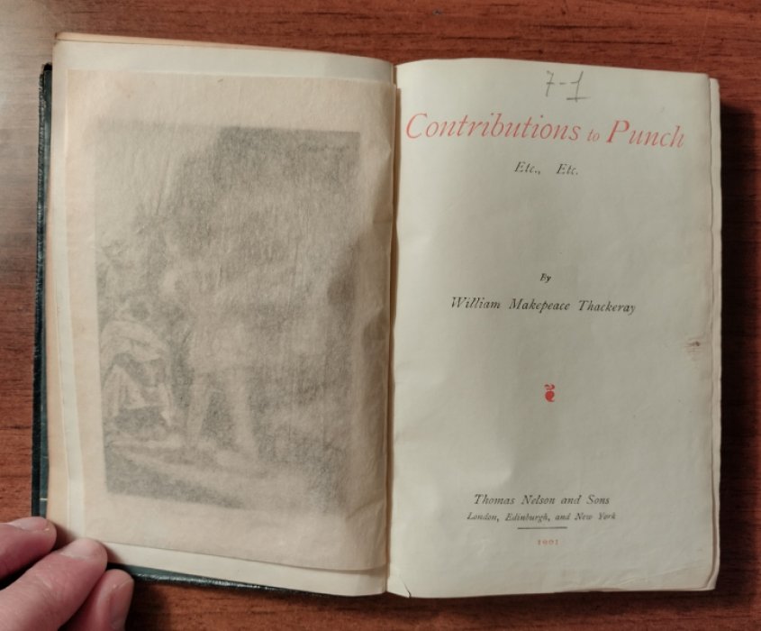 Thackeray William Makepeace. Contributions to Punch.