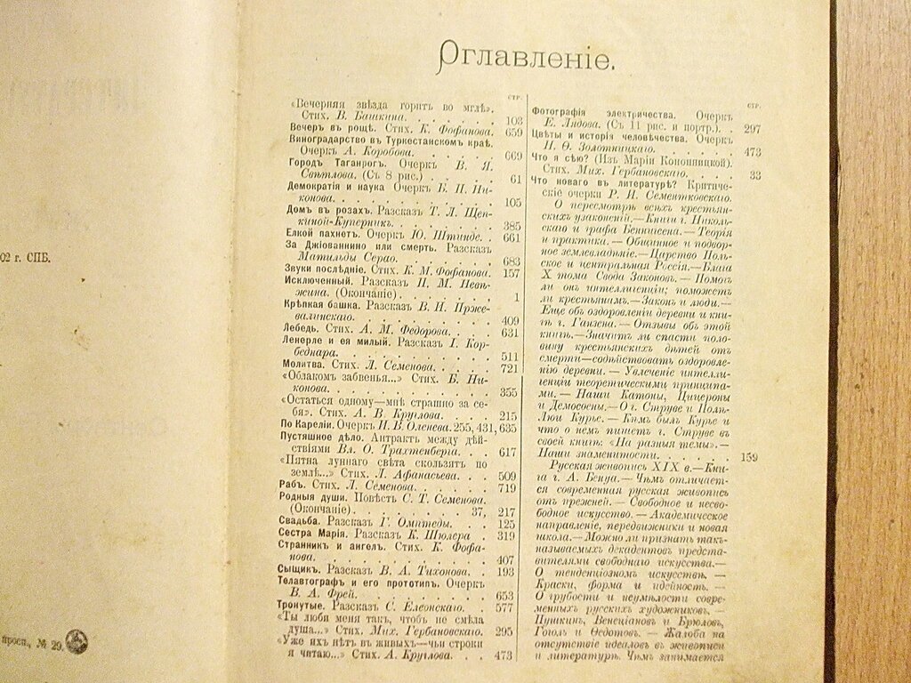Ежемесячные литературные приложения к журналу `Нива` на 1902 год за Сентябрь, Октябрь, Ноябрь и Декабрь.