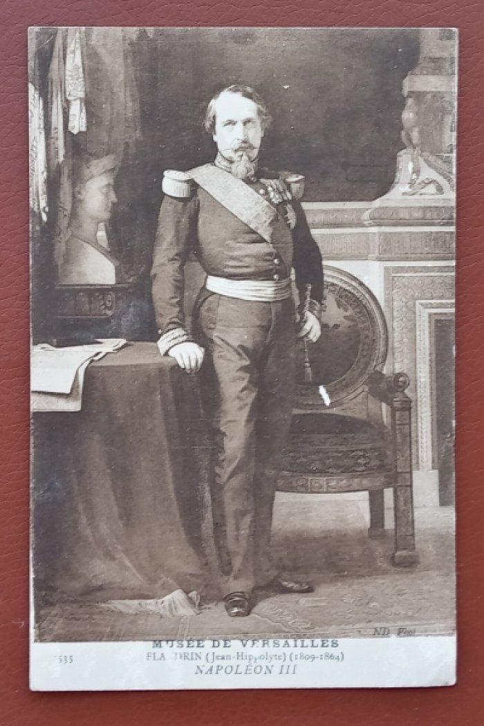 Musee de Versailles. Flandrin (Jean-Hippolyte) (1809-1864). Napoleon III. Открытка (Carte Postale)