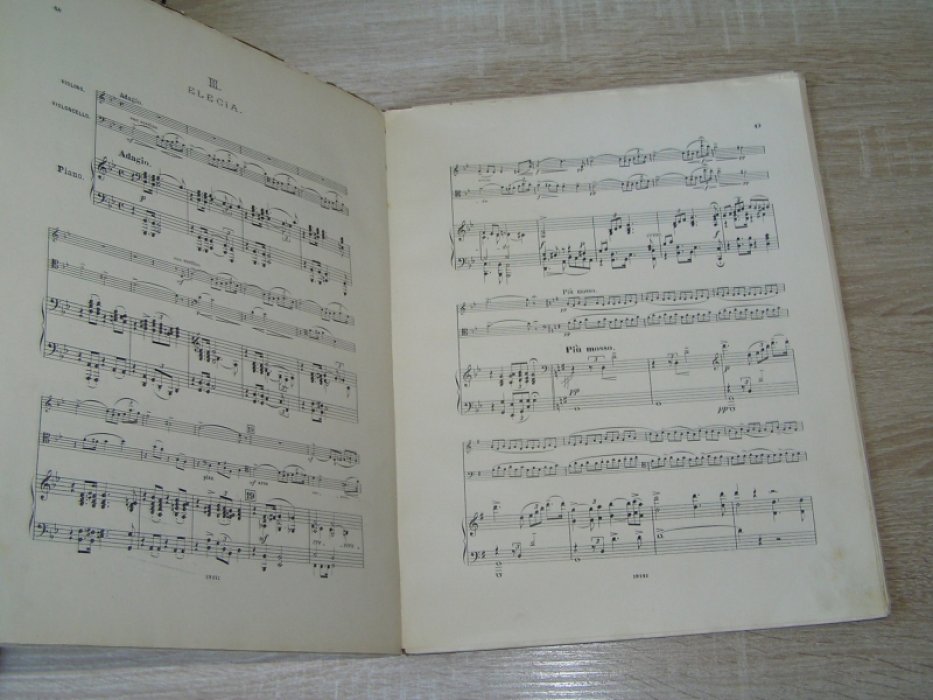 Arensky A. [ Аренский Антон ] Trio pour le Piano, Violon et Violoncelle. Op.32. [ Трио для фортепиано, скрипки и виолончели ор.32 ]