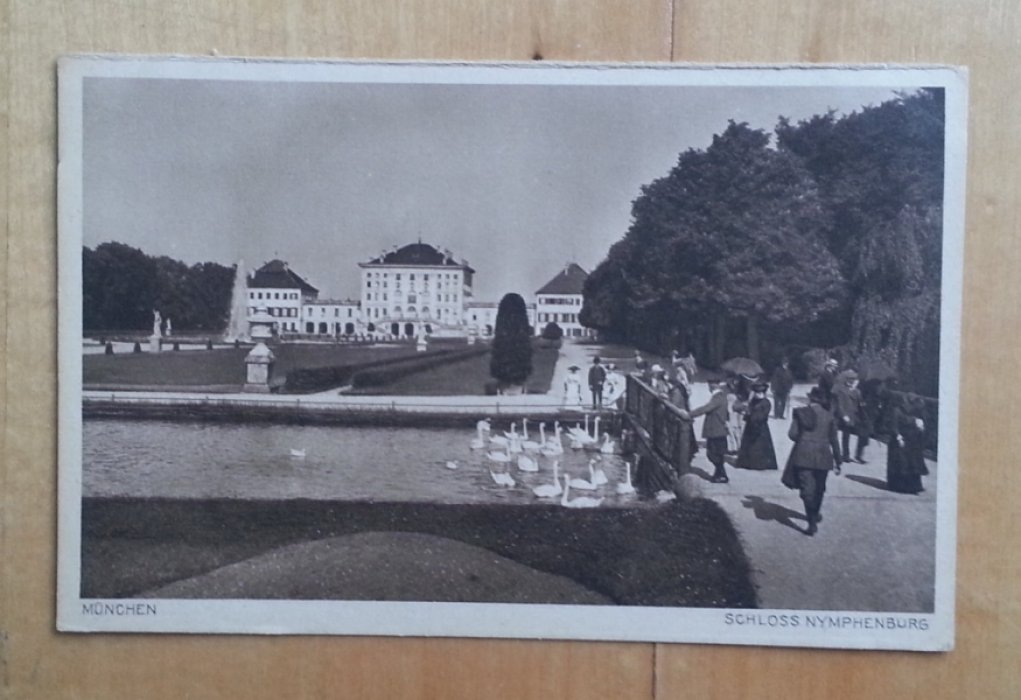 Schloss Nymphenburg. Munchen. Открытка