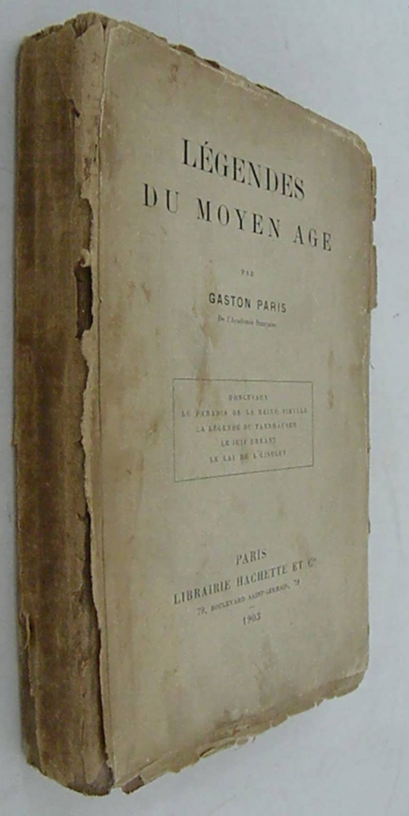 Paris, Gaston (Пери, Гастон). Legendes du moyen age. (Средневековые легенды).