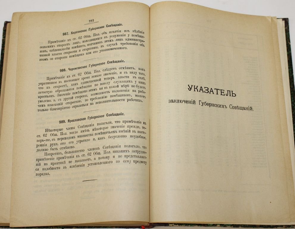 Свод заключений губернских совещаний по вопросам, относящимся к пересмотру законодательства о крестьянах.