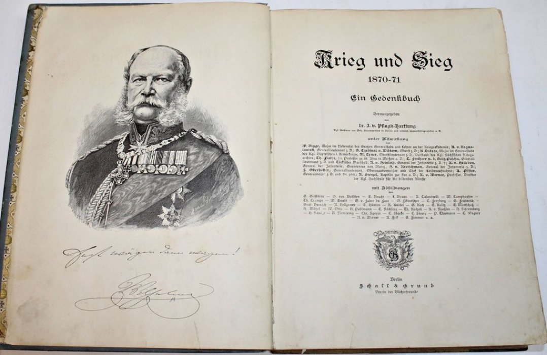 Pflugk-Harttung. Rrieg und sieg. 1870-71. [Пфлуг-Гартунг. Война и победа. 1870-71].