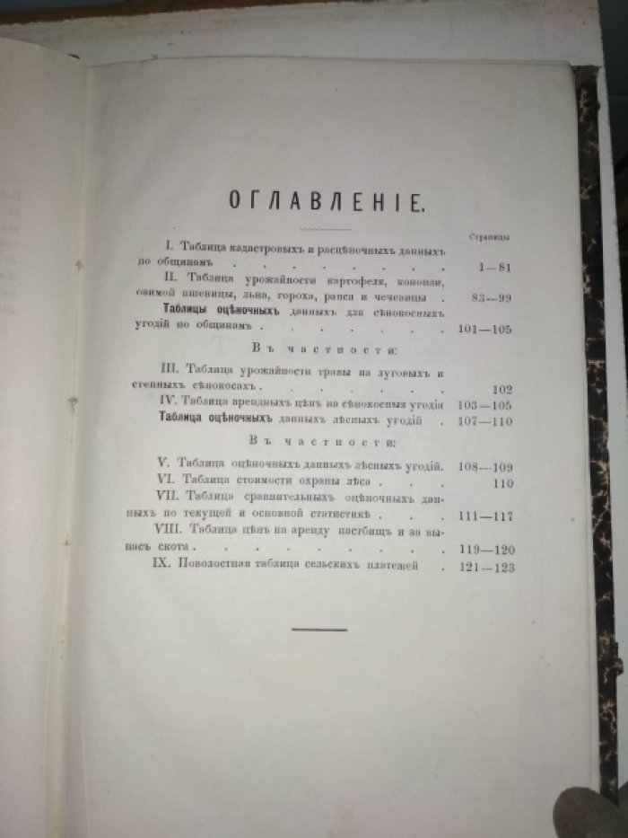Сборник статистических сведений по Воронежской губернии. Том 10. Выпуск 2-й. Оценочные материалы по крестьянскому землевладению Бобровского уезда.
