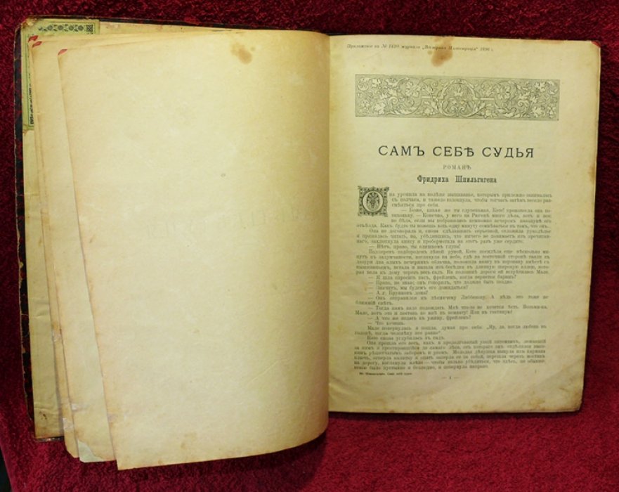 Шпильгаген Фридрих. Сам себе судья. (Самосуд).