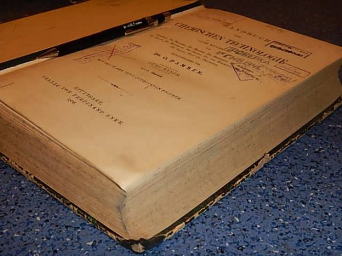 Dammer O. Handbuch der Chemischen Technologie. Руководство к химической технологии.
