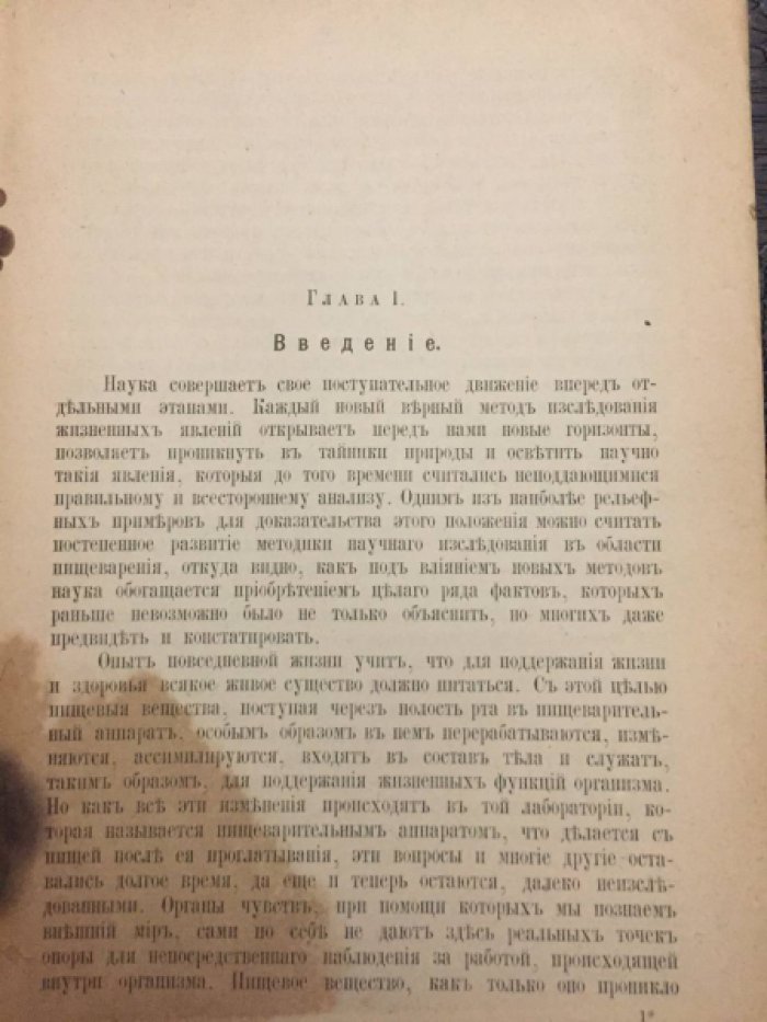 Гордеев И.М. Работа желудка пр разнообразных сортах пищи.