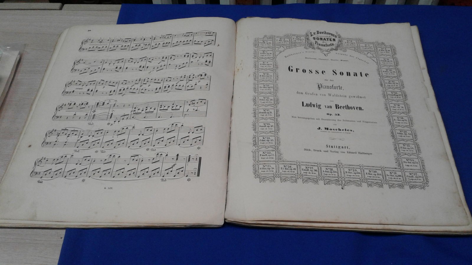 Бетховен, Людвиг ван. Sammtliche Sonaten fur Pianoforte. Dritter Theil. Собрание сонат для фортепиано. Третья часть.