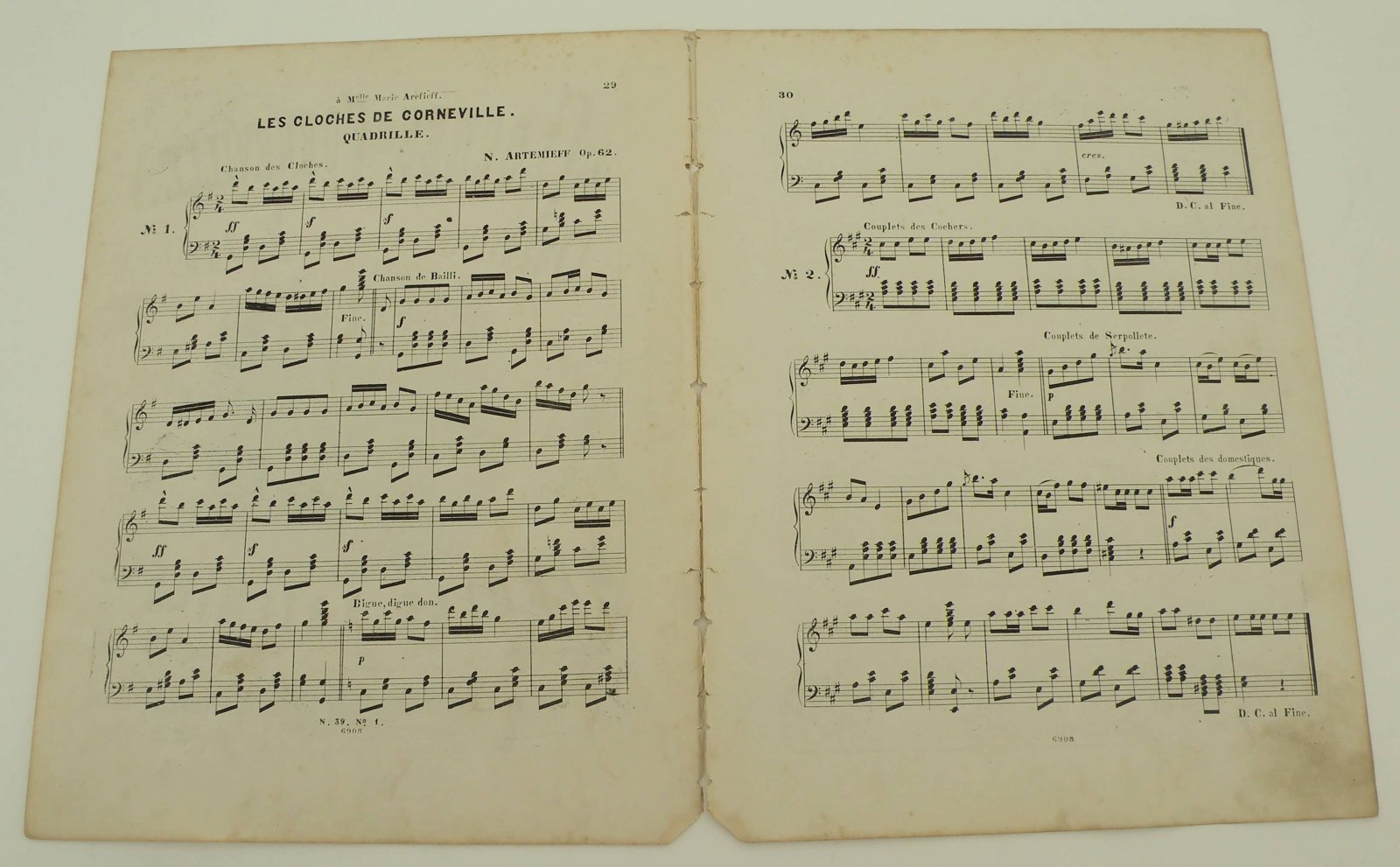 Аrtemieff N. Les Cloches de Corneville. Quadrille valse.