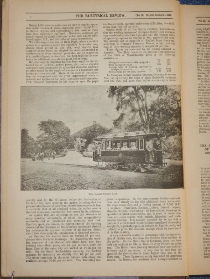Электрическое обозрение. The Electrical review. 1895.