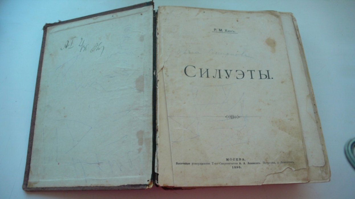Хин Рашель. Силуэты.
