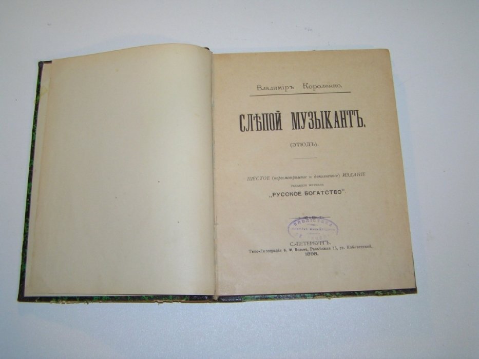Короленко В.Г. Слепой музыкант.