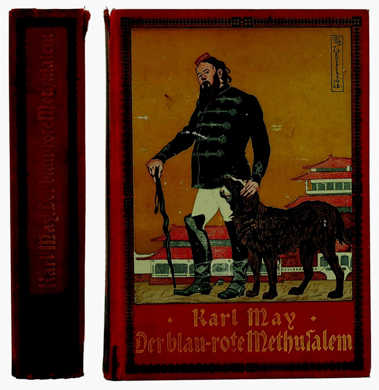 Karl May [Май Карл]. Der blaurote Methusalem. [Голубовато-красный Мафусаил].