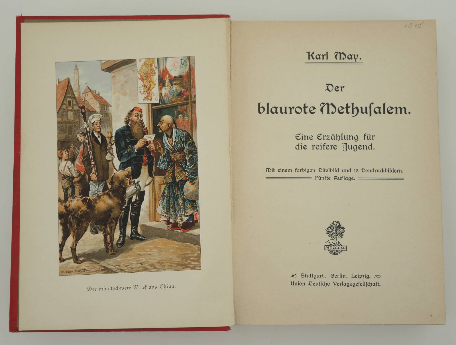 Karl May [Май Карл]. Der blaurote Methusalem. [Голубовато-красный Мафусаил].