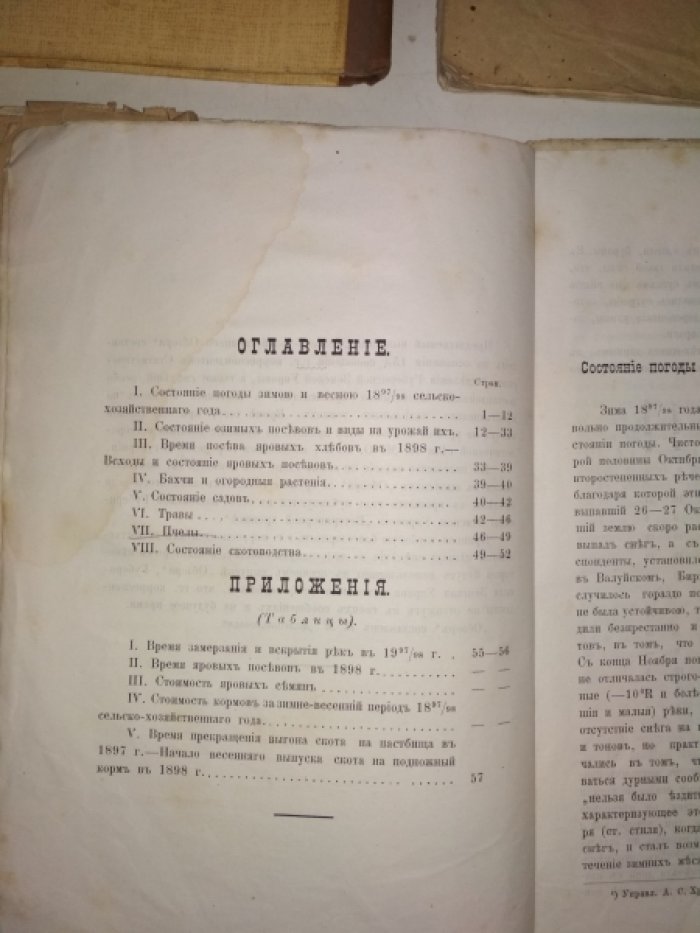 Сельскохозяйственный обзор по Воронежской губернии. За 1897/98 год. Период I. - Зима и весна.