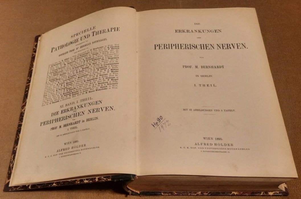 Бернхардт, Мартин|Bernhardt, Martin. Die Erkrankungen der peripherischen Nerven.