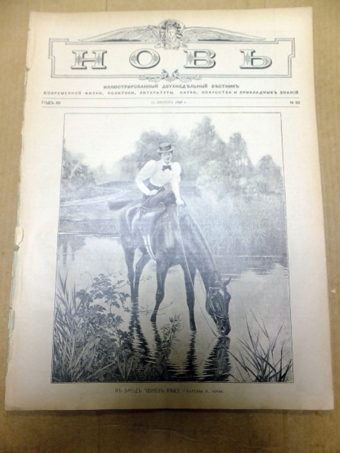 Новь. № 20. Год XII. (15 августа 1896.)