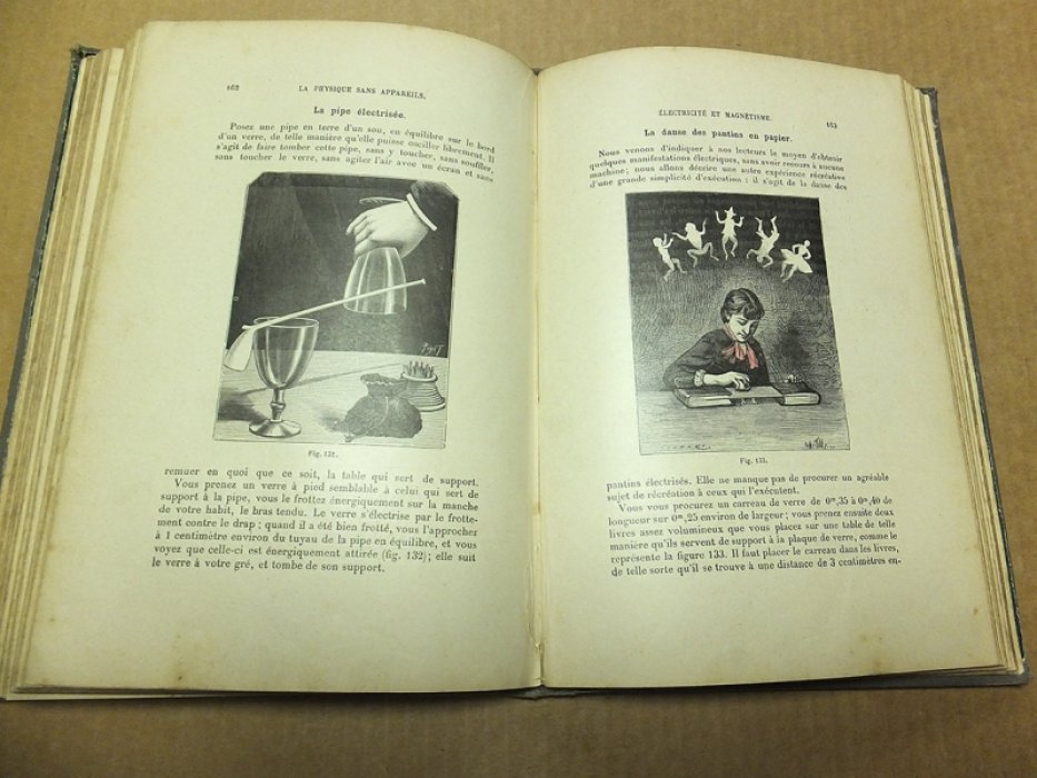 Gaston Tissandier. Физика без аппаратов и химия без лаборатории. (La physique sans appareils et la chimie sans laboratoire)