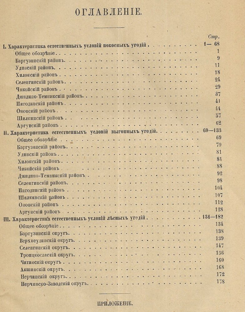Грудинин Д. Характеристика естественных условий покосных, выгонных и лесных угодий. Высочайше учрежденная под председательством статс-секретаря Куломзина комиссия для исследования землевладения и землепользования в Забайкальской области. Материалы. Выпуск 12.