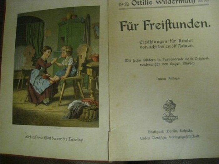 Wildermuth Ottilie. Fur Freiftunden.