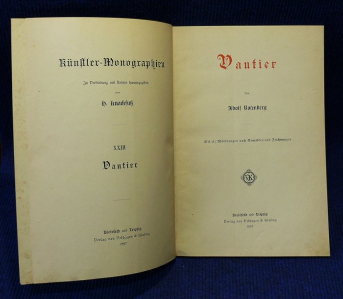 Rosenberg Adolf. Vautier.