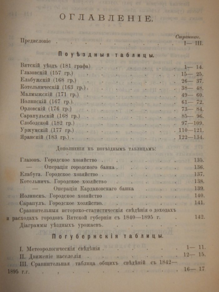 Голубев П. Историко-статистический сборник сведений по вопросам экономического и культурного развития Вятского края.