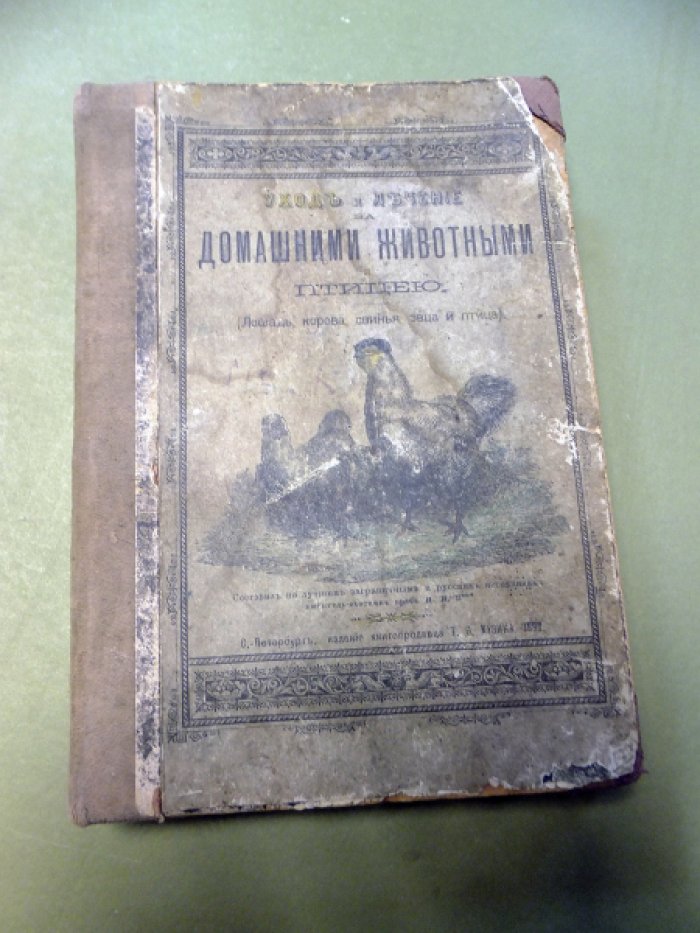 Уход и лечение за домашними животными и птицею. (Лошадь, корова, свинья, овца и птица)