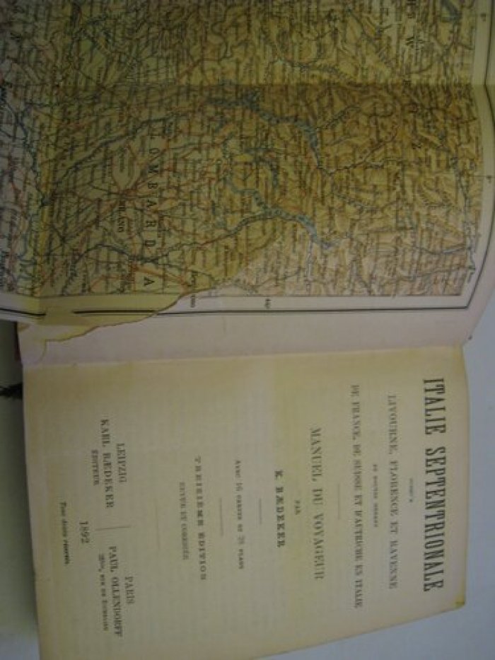 Baedeker Karl. [ Бедекер, Карл ] Italie Septentrionale.