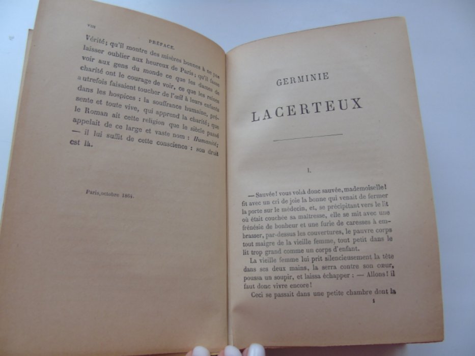 Goncourt Edmond et Jules de./де Гонкур Эдмон и Жюль. Germinie Lacerteux. Жермини Ласерте