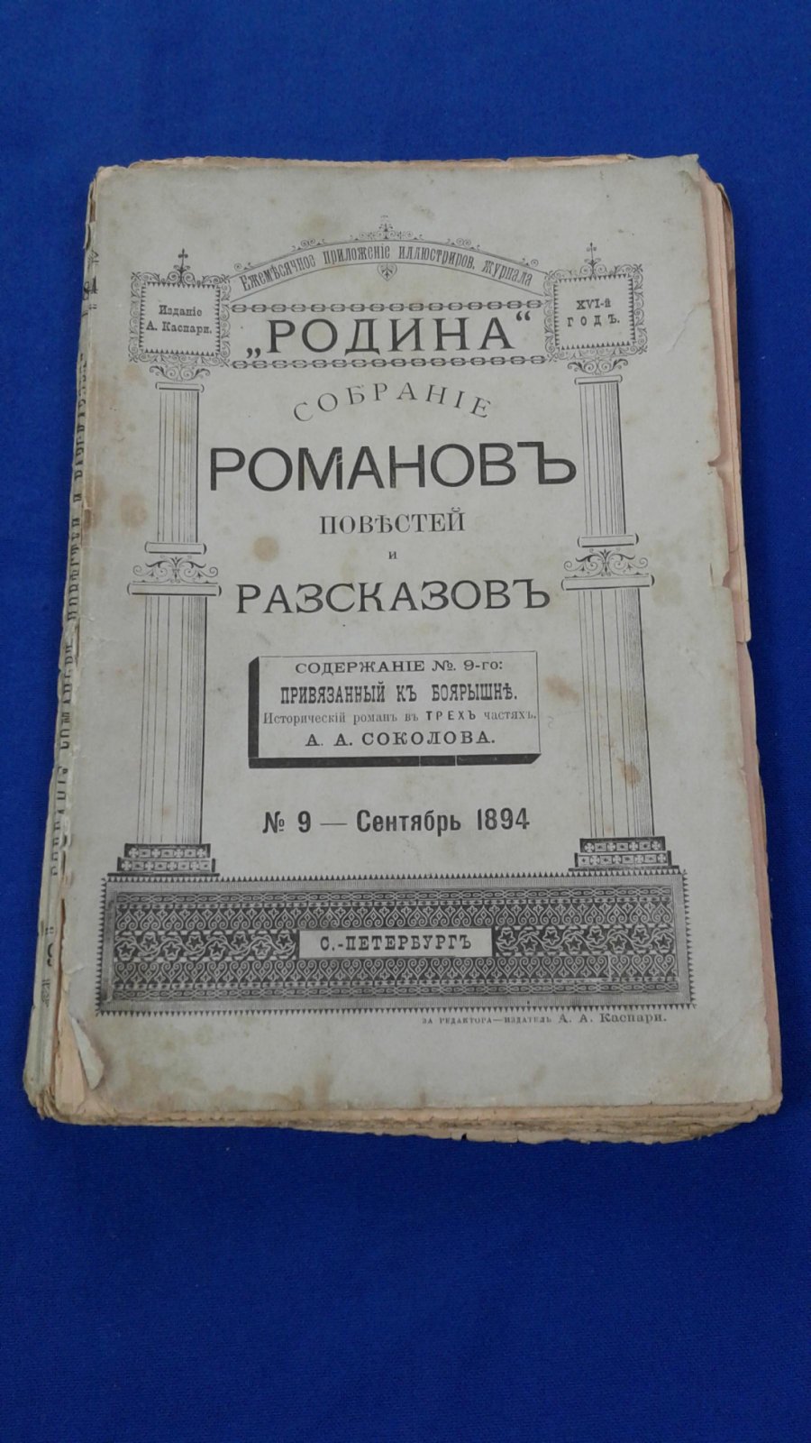 Соколов А.А. Привязанный к боярышне.