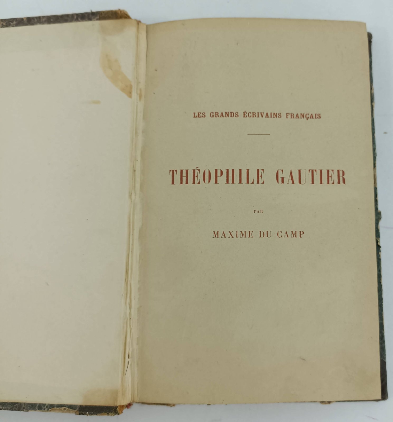 Дюкан, Максим). Theophile Gautier. (Теофиль Готье).