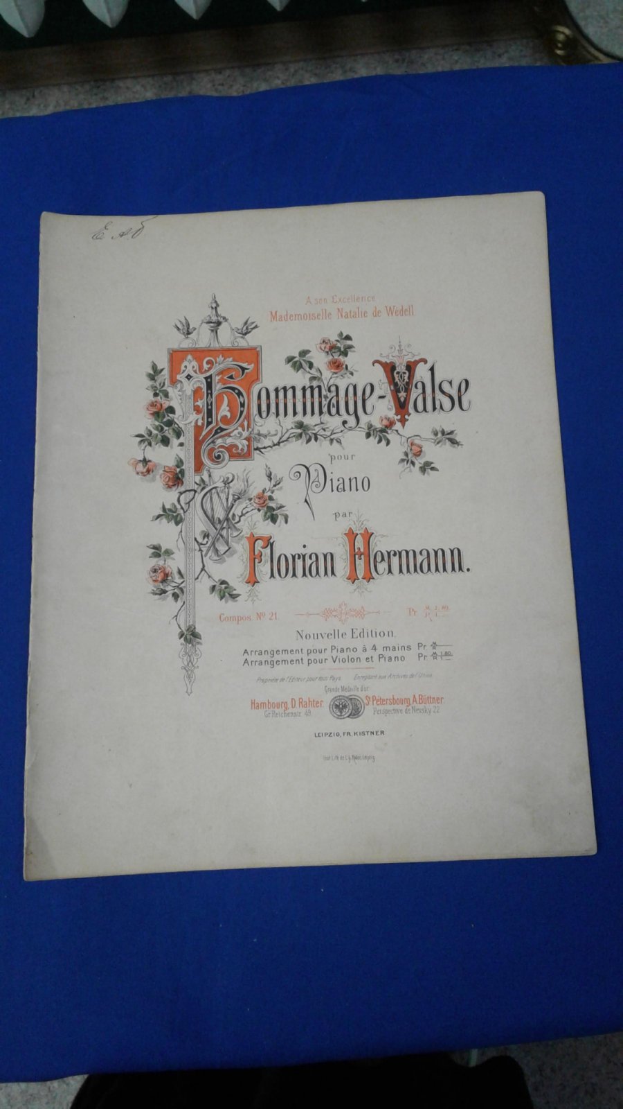 Florian Hermann (Флориан Герман). Hommage - Valse (Вальс - приношение).
