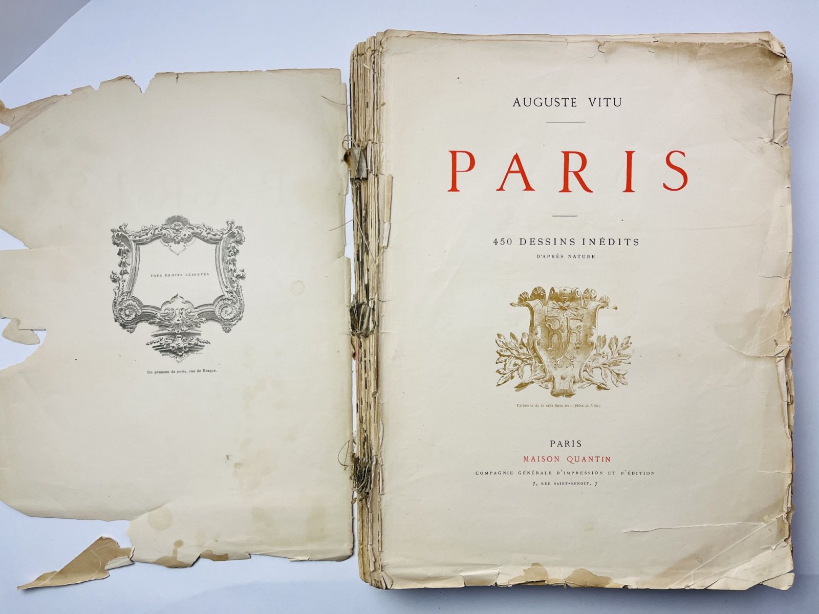 Огюст Витю. Paris (Париж).