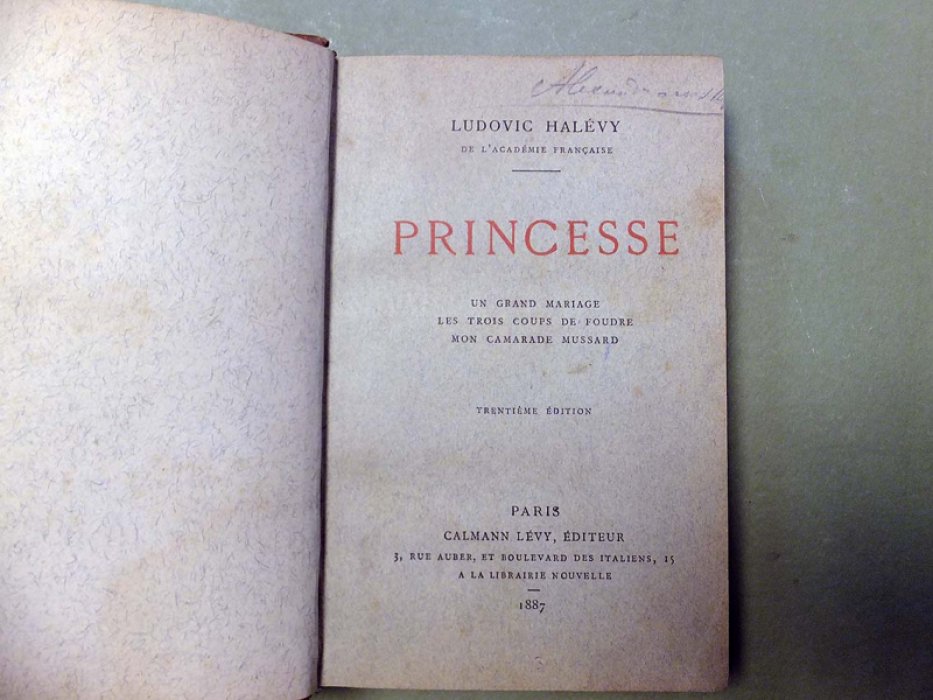Ludovic Halevy (Людовик Галеви). Принцесса. (Princesse).