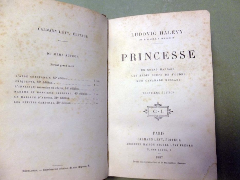 Ludovic Halevy (Людовик Галеви). Принцесса. (Princesse).