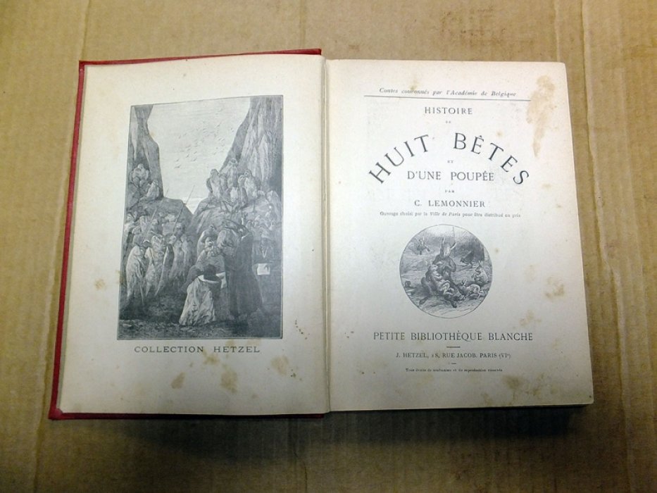 C. Lemonnier. История восьми зверей и куклы (Histoire de huit betes et dune poupee).