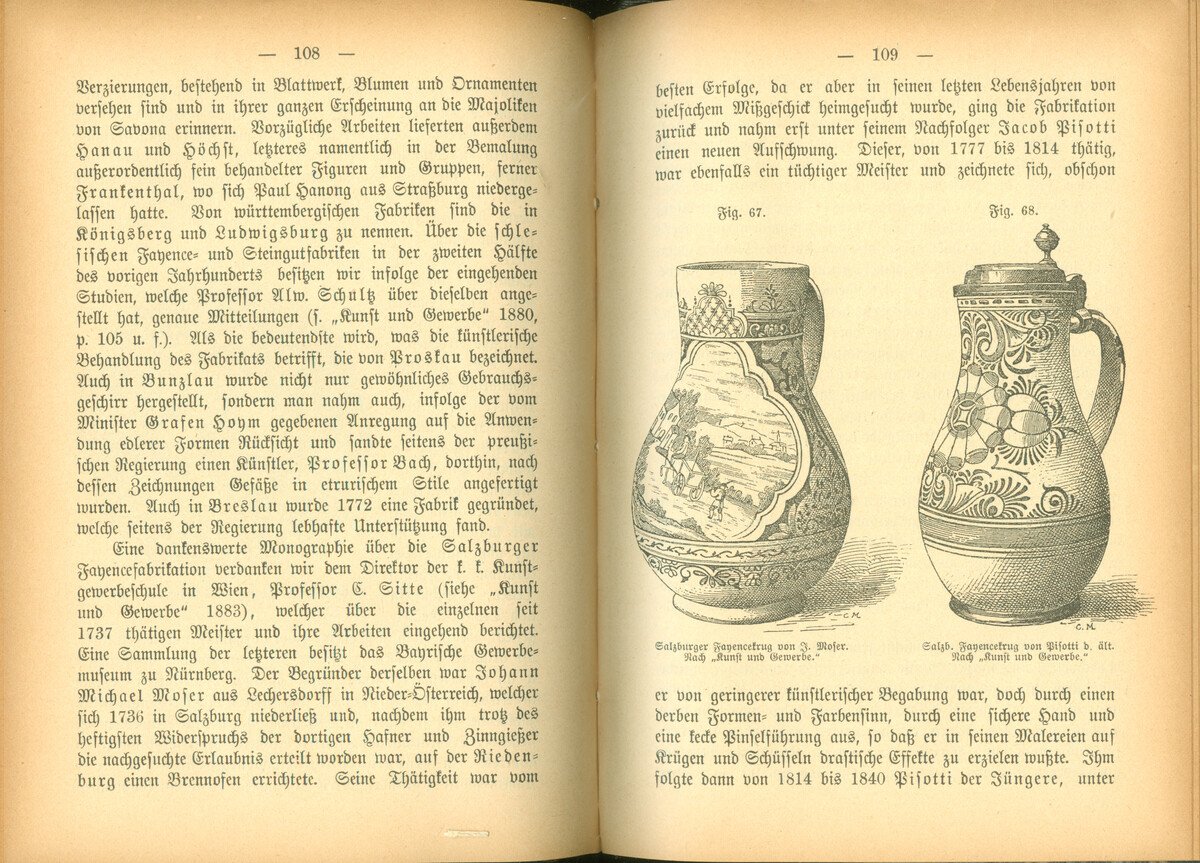 Dr. Otto von Schorn Художественные изделия из керамики и стекла.