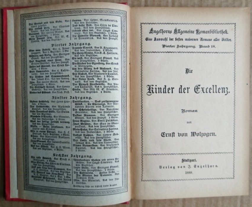 Ernst von Wolzogen./ Эрнст фон Вольцоген.  Die kinder der excellenz./ Дети совершенства.