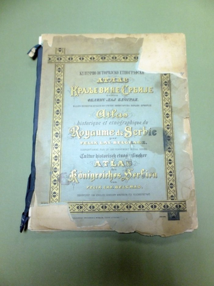 Felix Lay. Культурно-исторический этнографический атлас Королевства Сербия.