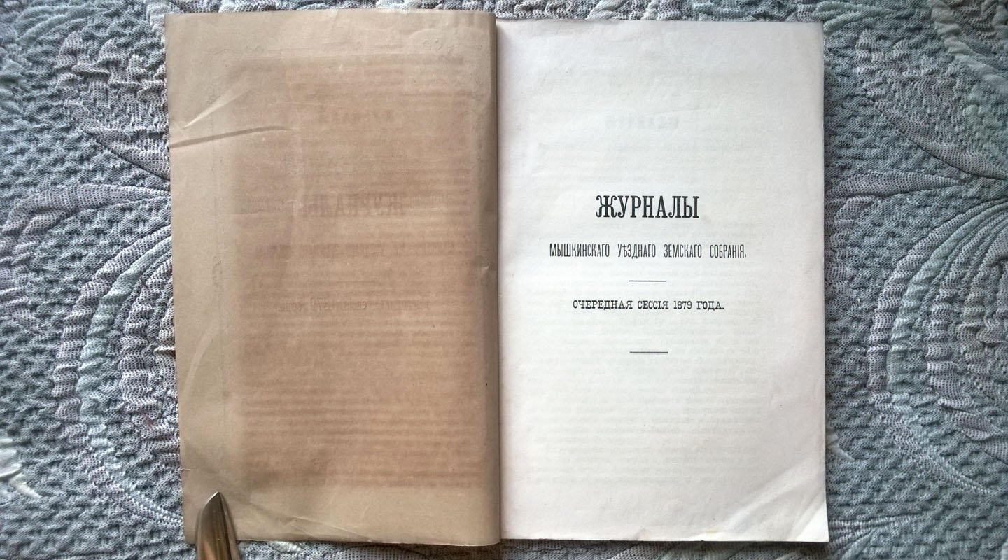 Журналы Мышкинского уездного земского собрания: Очередная сессия 1879 года.