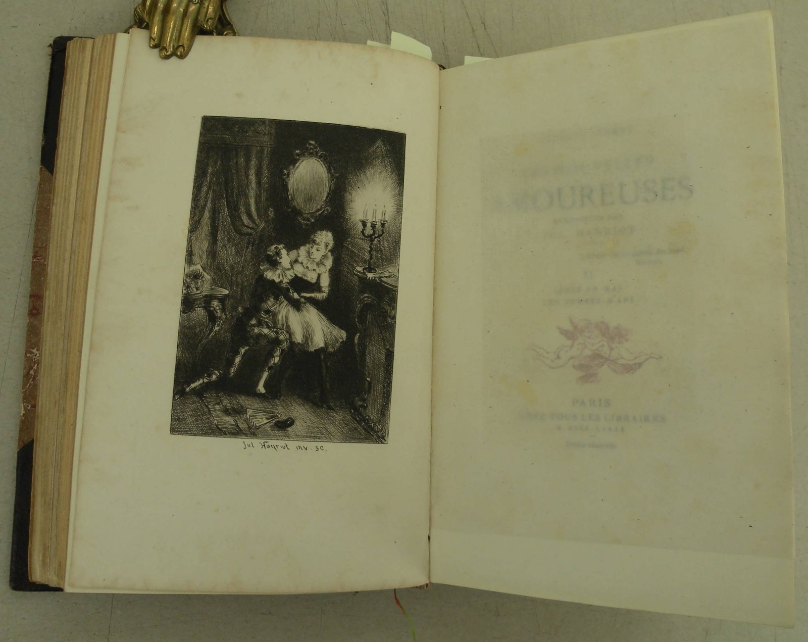 Charles Aubert. Les nouvelles amoureuses. [Новая любовь]. Конволют из 5-ти книг.