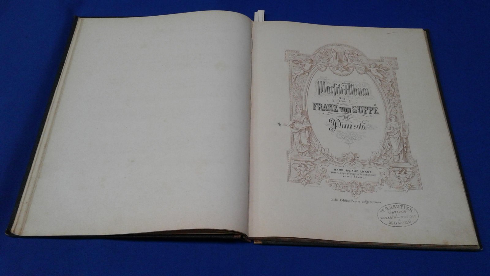 Феликс Виктор, Авенель Ш. и др. Транскрипции. Марши Вагнера, Мендельсона. - Альбом из 6 маршей Франца Шуппе. - Попурри Россини, Вебера из оперы Оберони Оффенбаха.