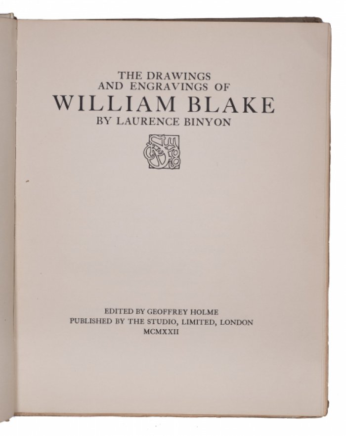 Рисунки и гравюры Уильяма Блейка (The Drawings and Engravings of William Blake) — издание 1922 года