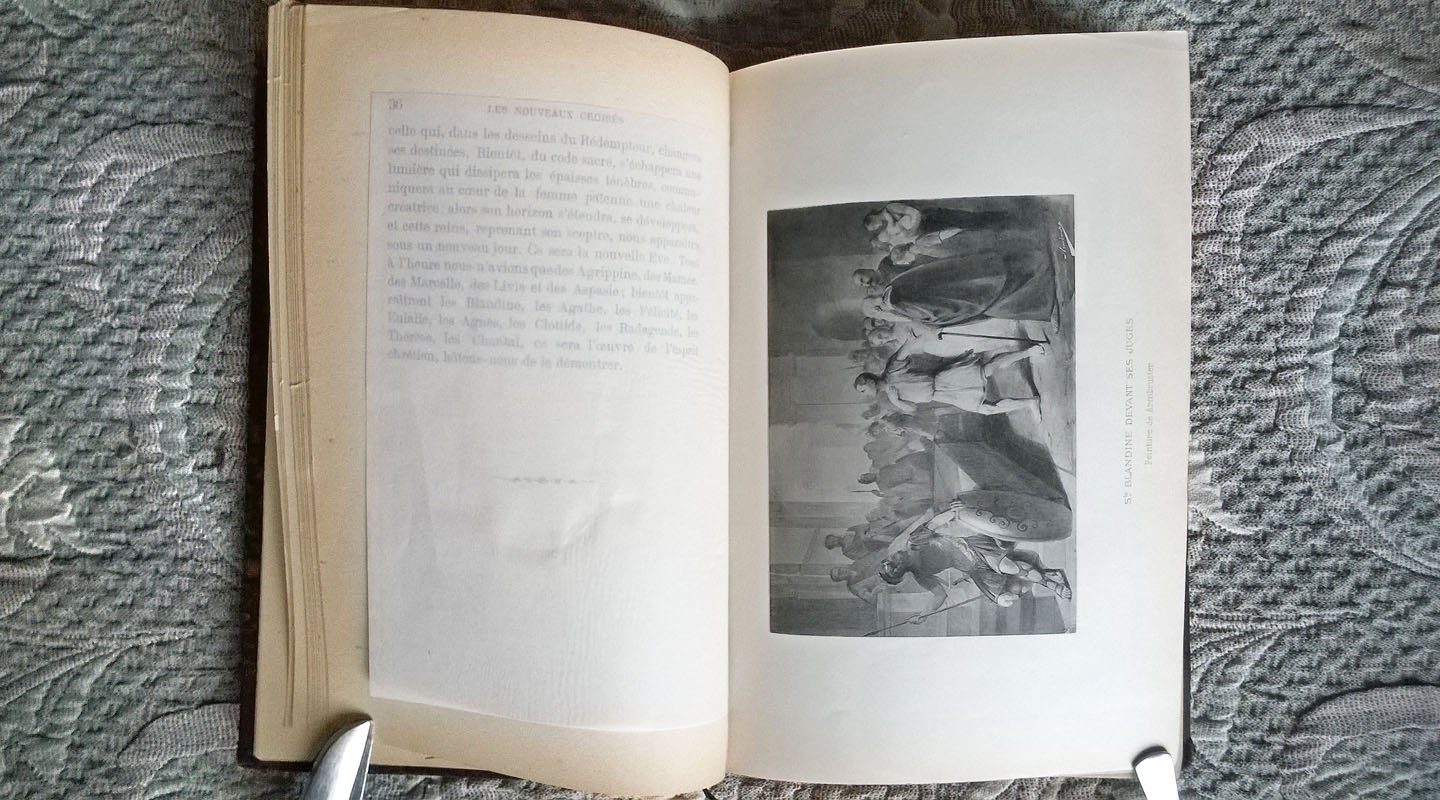 L`Abbe Edouard [Аббат Эдуард]. Новые крестоносцы или миссия и религиозно-моральное и политическое влияние женщины-христианки перед лицом наших социальных болячек, в первую очередь безбожной школы и развода. Труд, посвященный французским дамам.